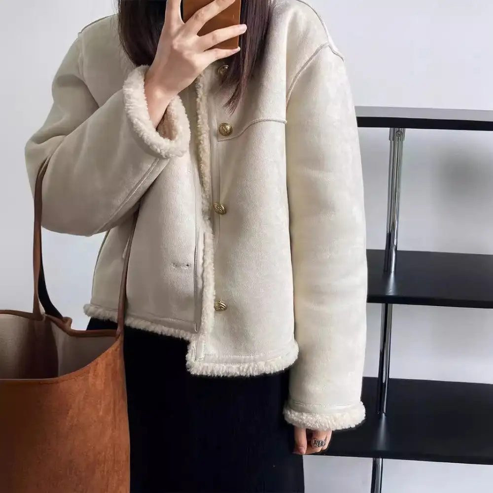 Suede Cotton Jacket