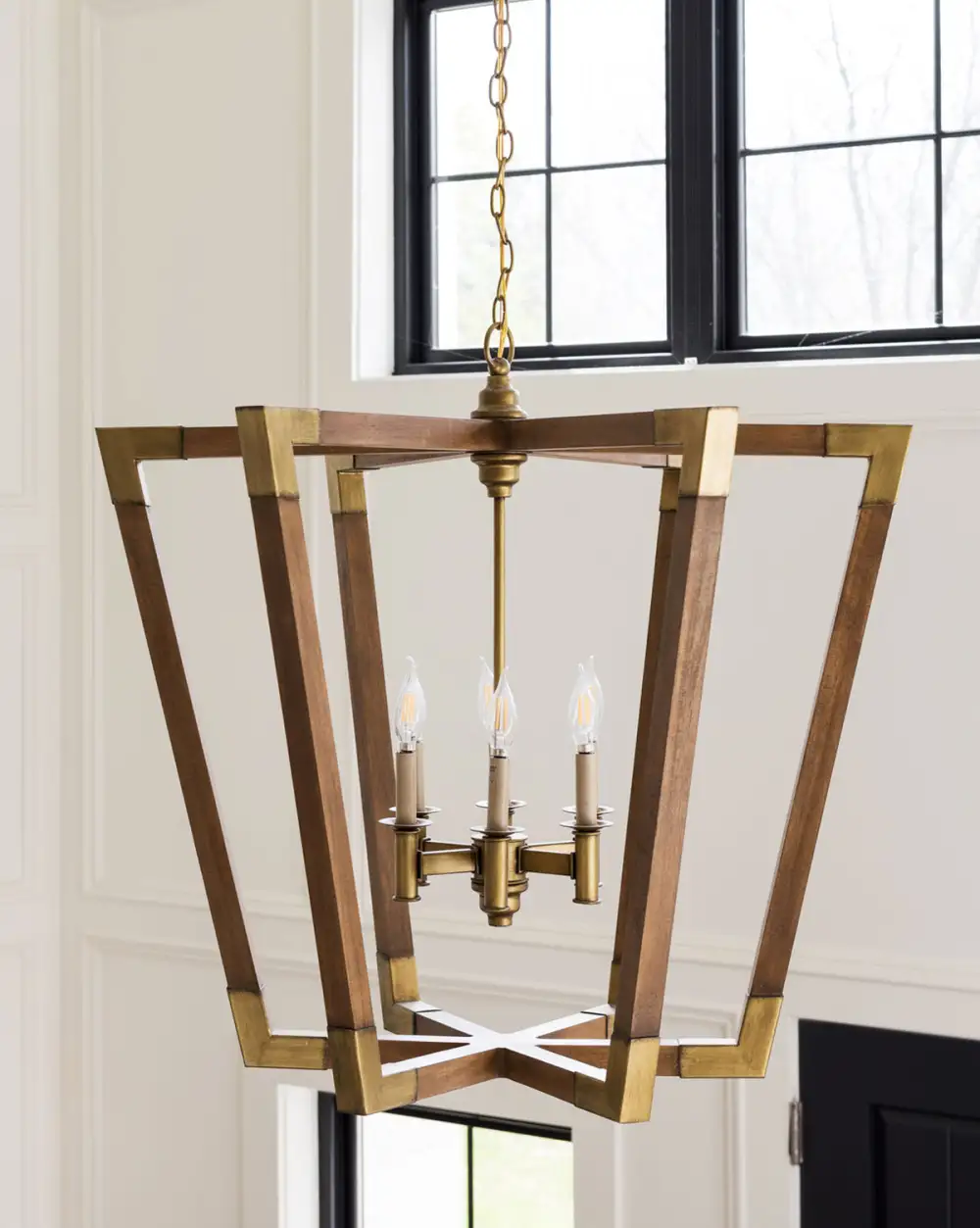 Cage-Frame Modern Chandelier