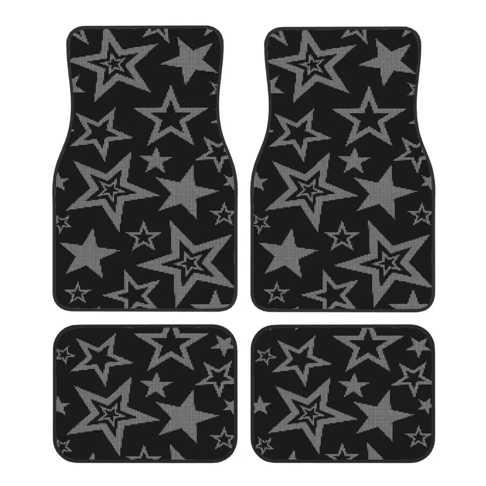 4 Pcs Star Pattern Car Floor Mat