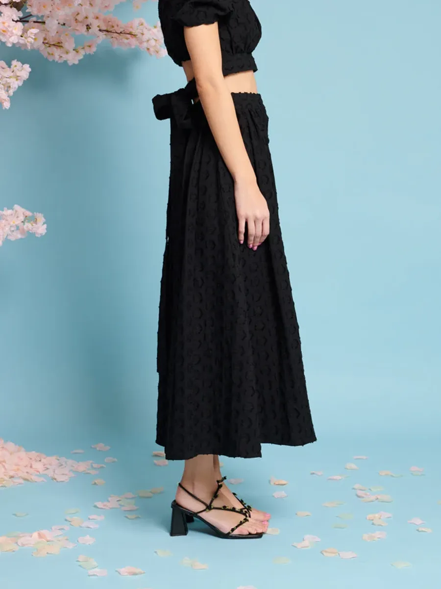 Jacquard Midi Skirt