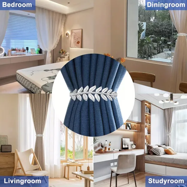 Modern Leaf Curtain Tieback