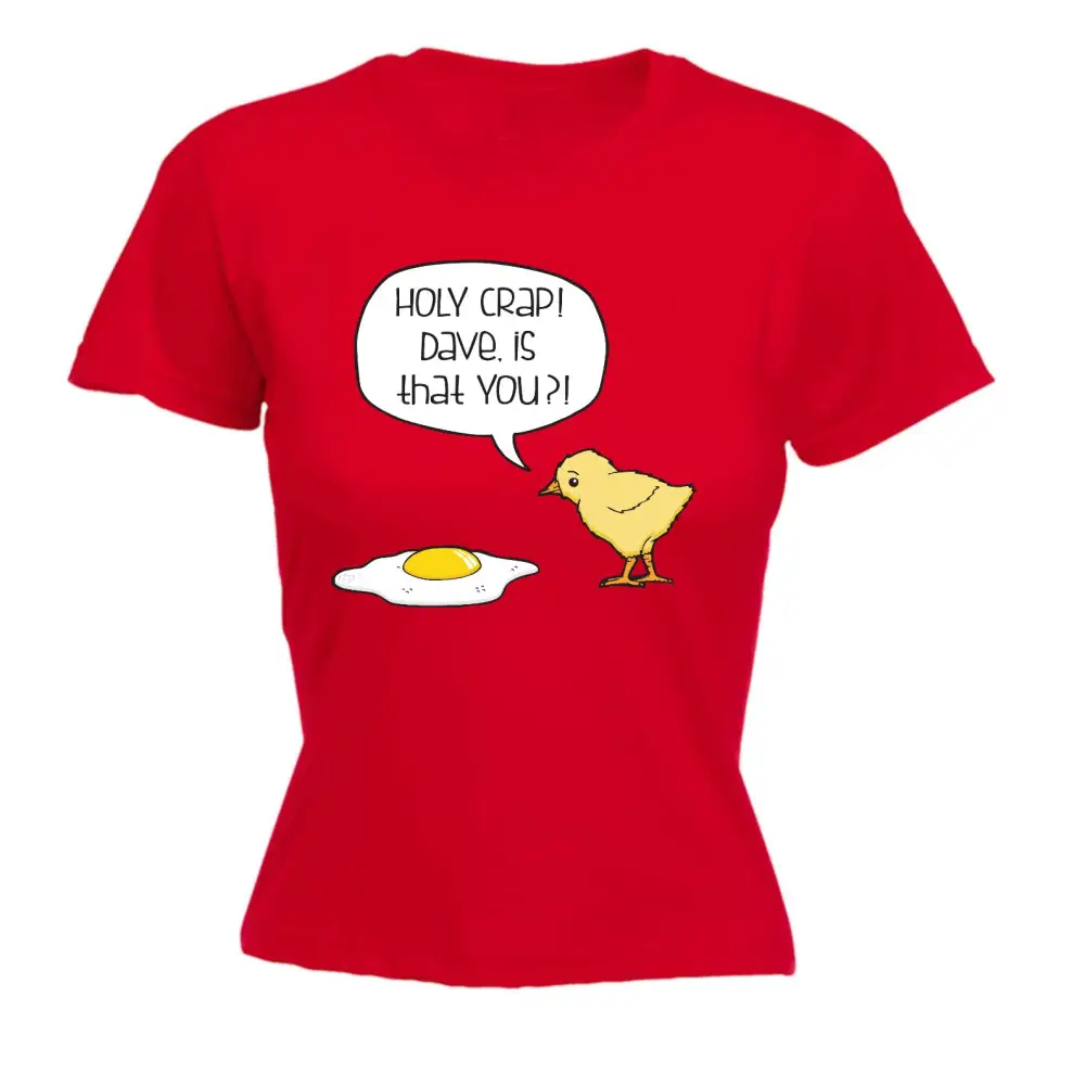 Chicken Egg Graphic Fitted Tee