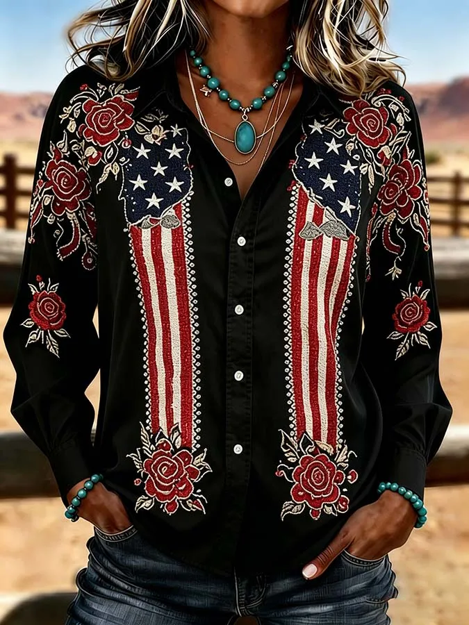 250th Anniversary Printed Shirt for American Women