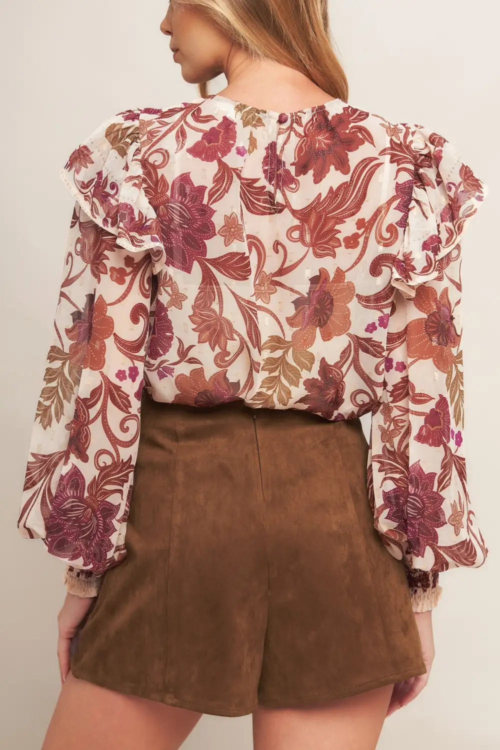 Faux Suede Skirt