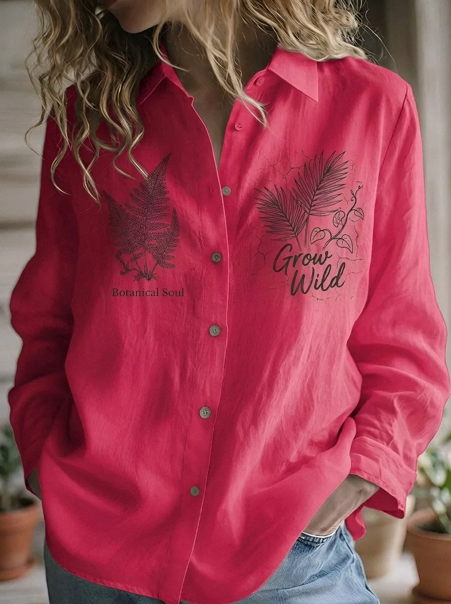 Botanical Soul Grow Casual Shirt