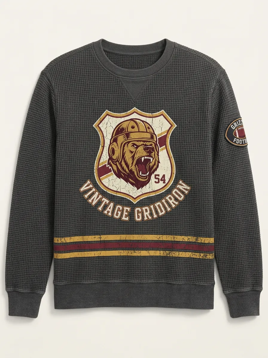 Men's Defense Classic Football Game Day Long Sleeve T-Shirt