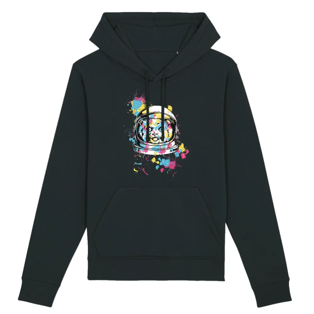 Orbit Cat Graphic Pullover Hoodie