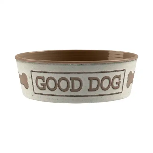 Good Dog Lettered Pet Bowl