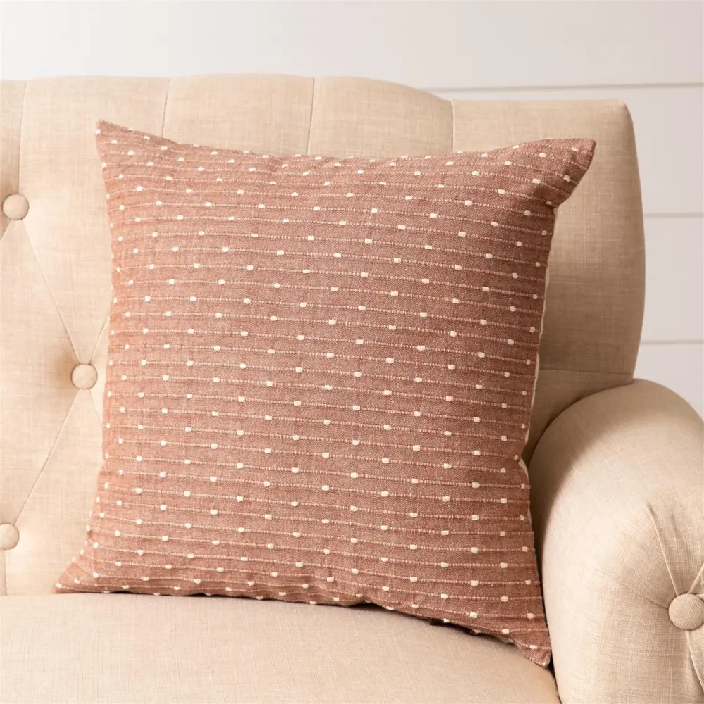 Kantha Stitch Decorative Accent Pillow