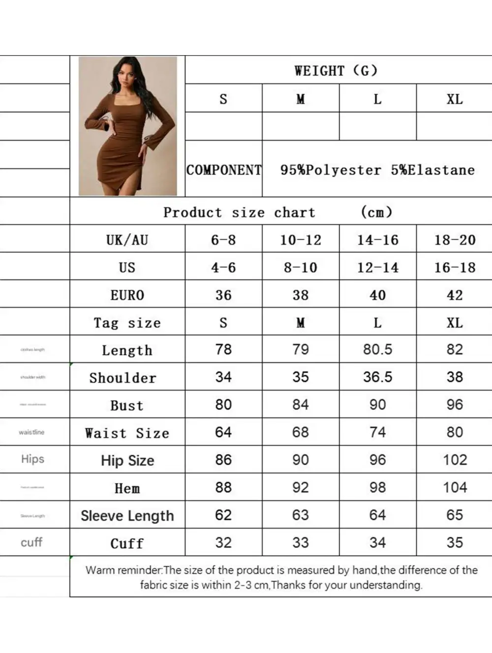 Square Neck High Waist Side Slit Mini Dress