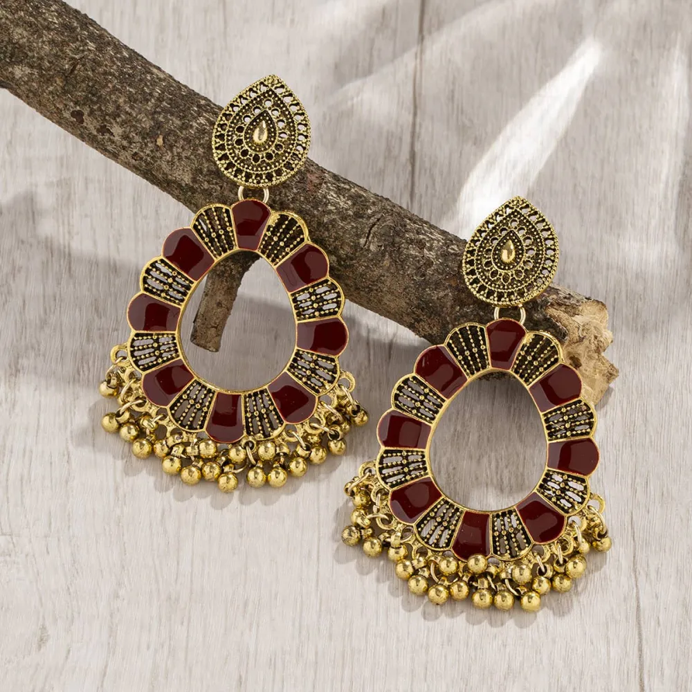 Layered Tassel Vintage Earrings