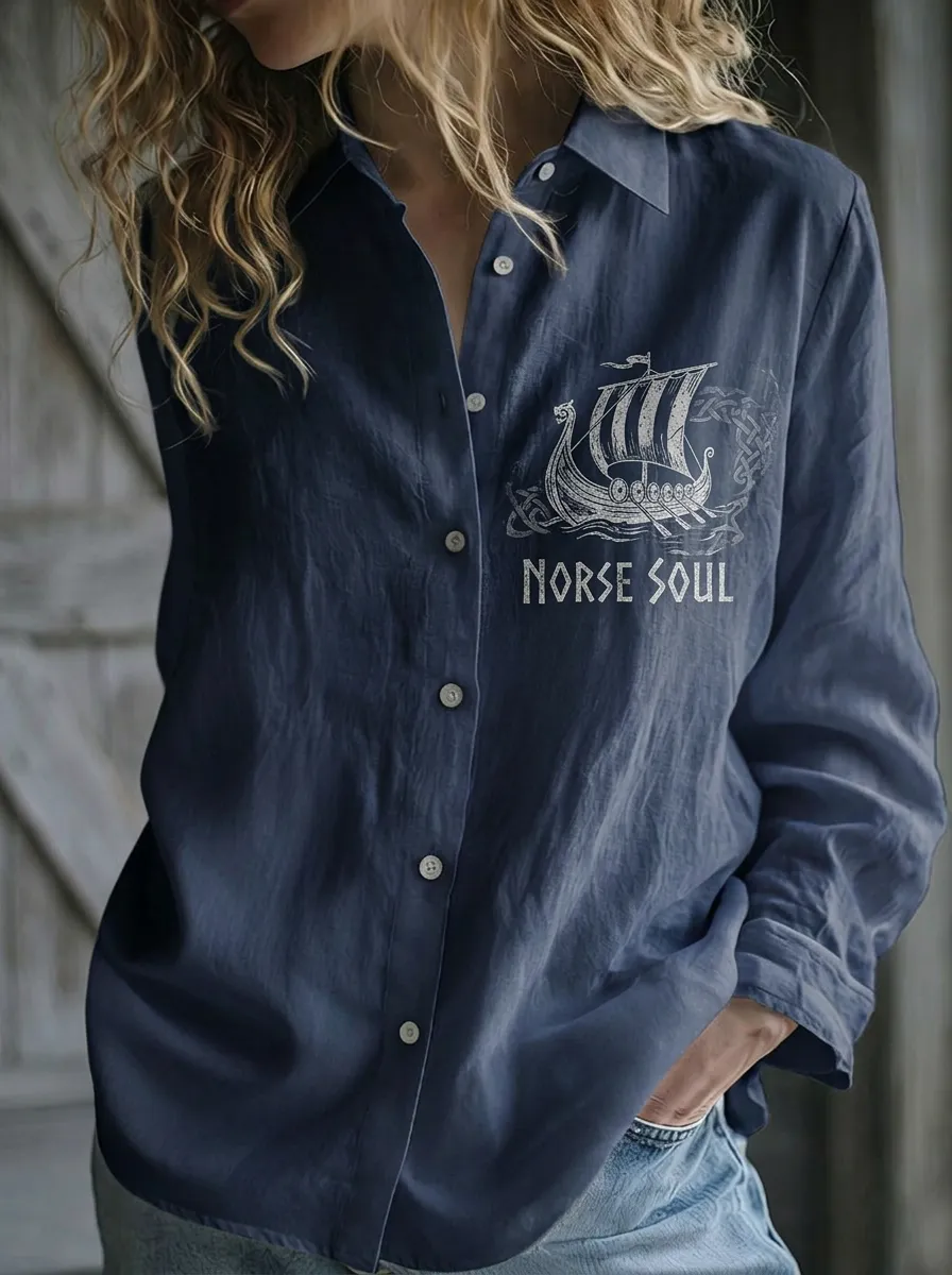 Viking Norse Soul Casual Shirt