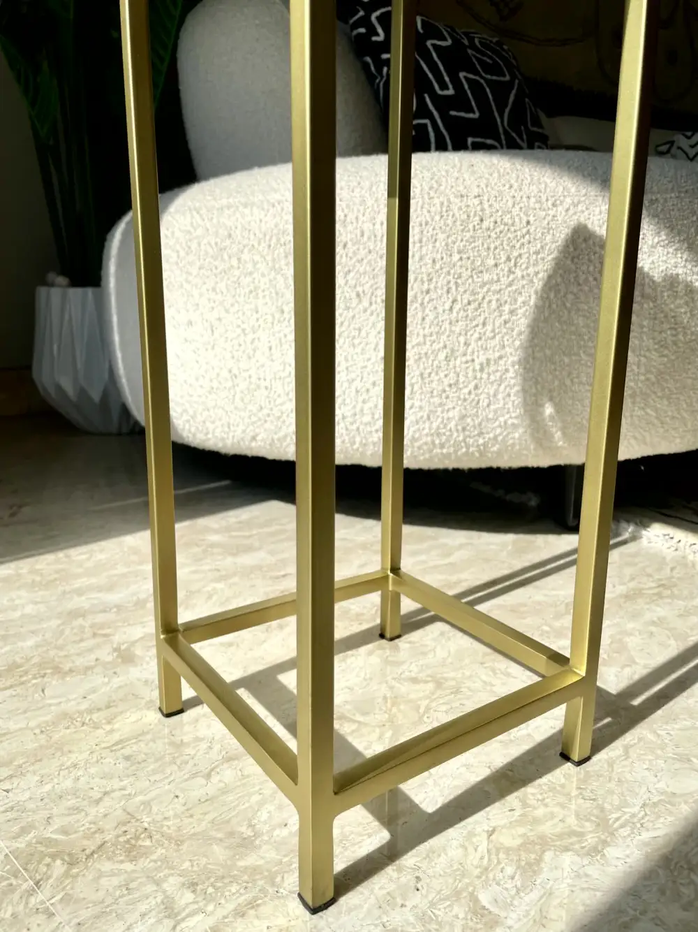 Rhodes Marble Drink Table