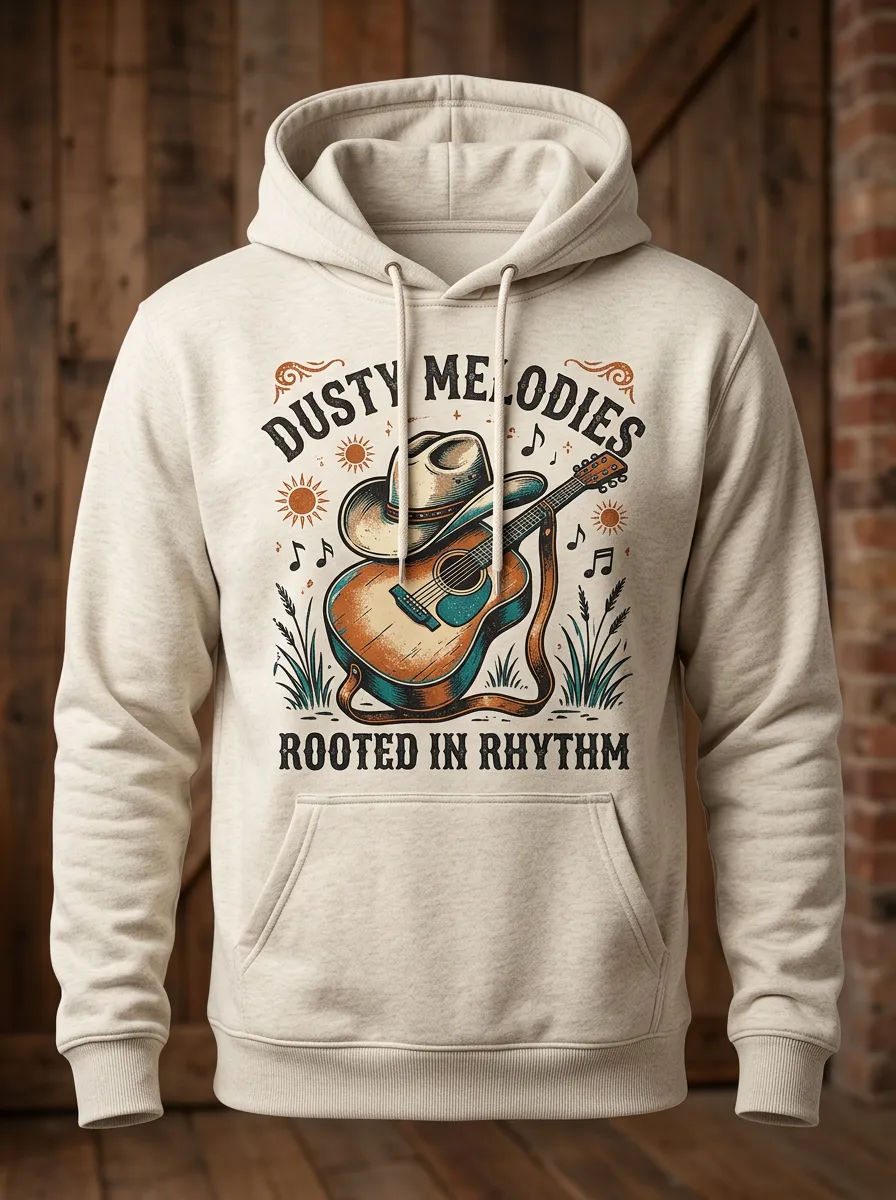 Cowboy Country Music Graphic Hoodie
