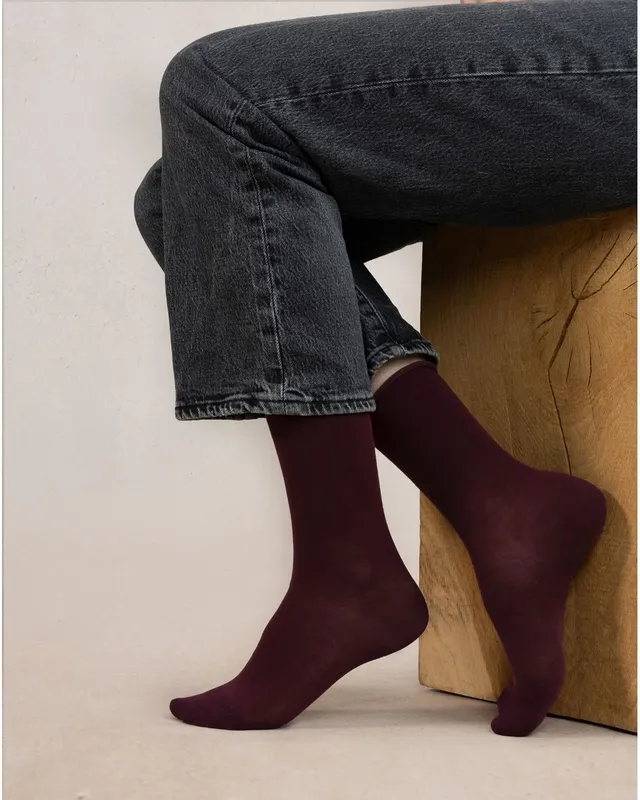 Cotton Wrap Velvet Socks