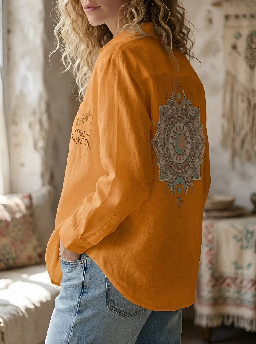 Free Traveler Boho Casual Shirt