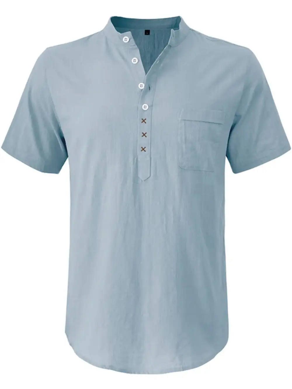 Textured Collared Short Sleeve Polo Shirt