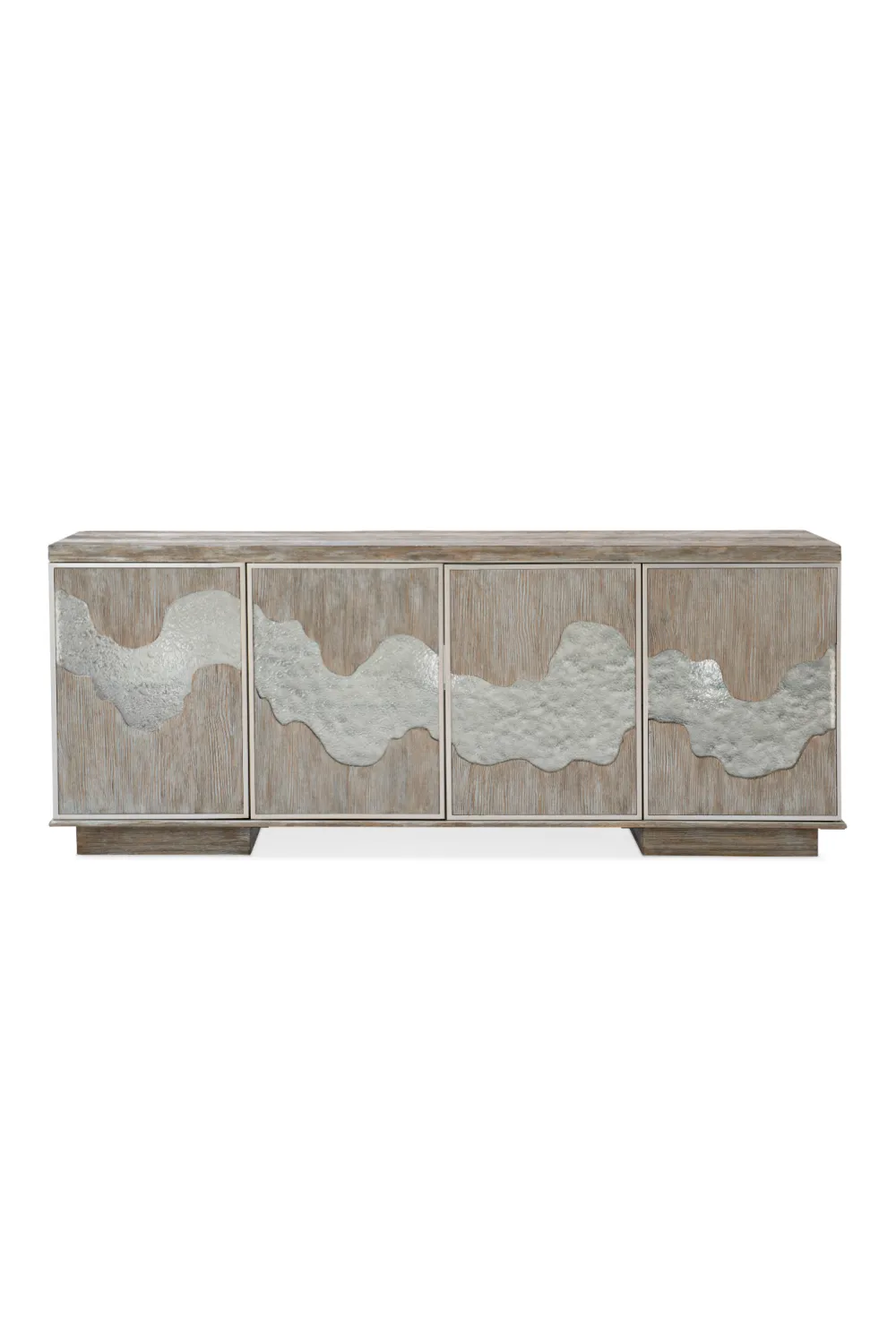 Cast Glass Accented Sideboard