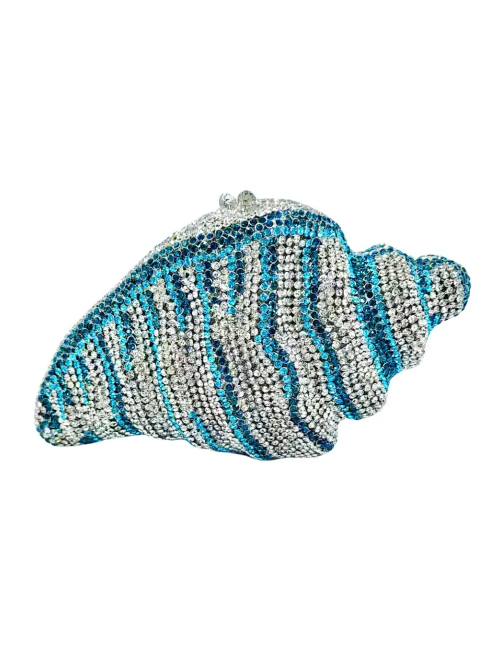 Lucienne Shell Conch Rheinstone Bag