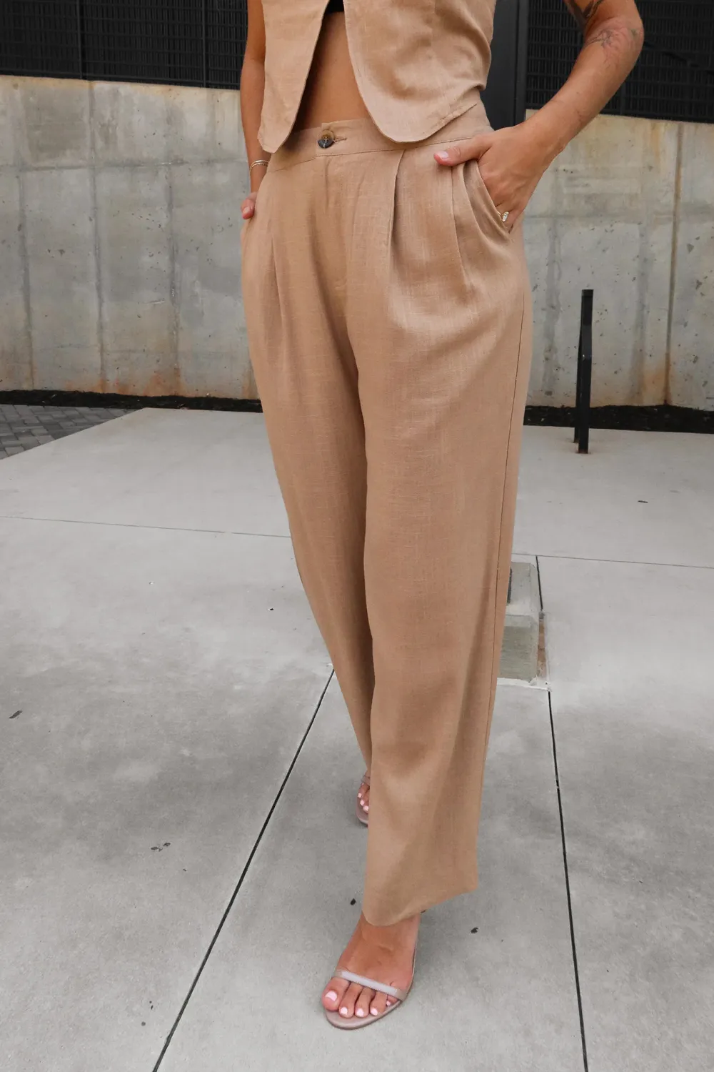 High Rise Casual Pants