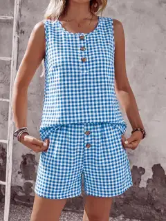 Relaxed Relaxed Everyday Top and Shorts Matching Set