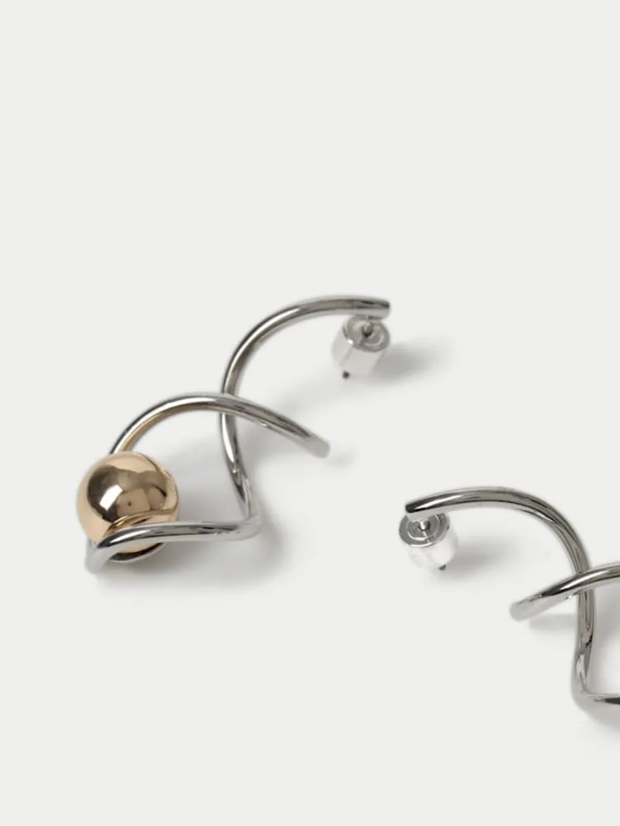 Twist Ball Earrings