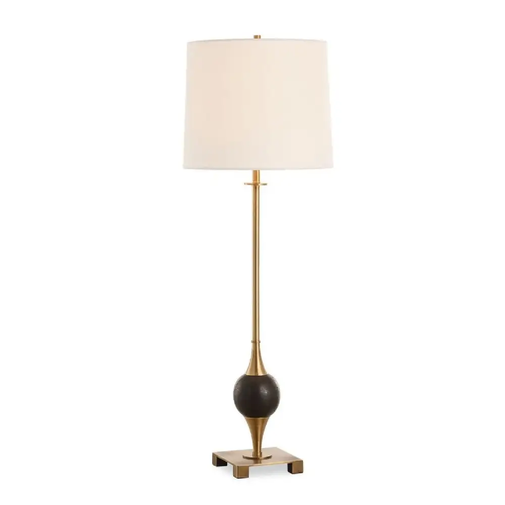 Linen Shade Buffet Lamp