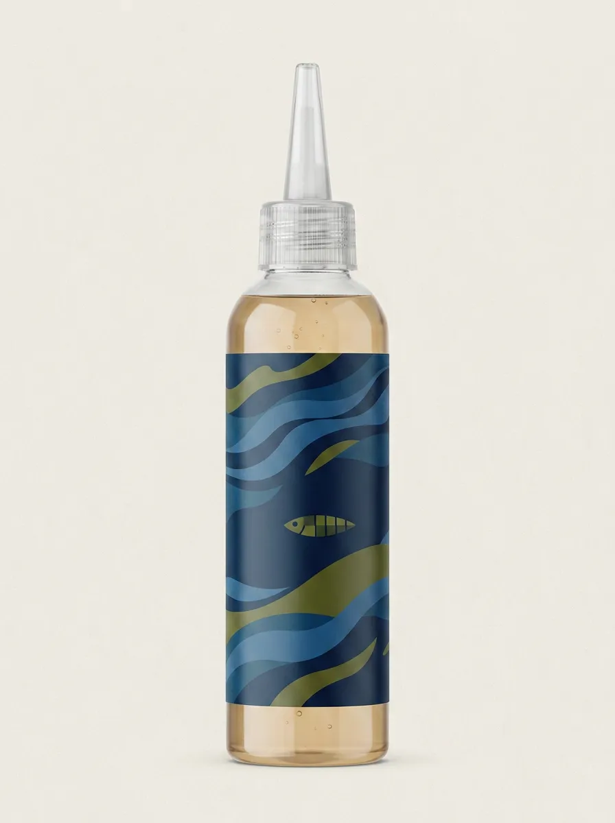 Fishing Bait Scent Reviver Ocean Pattern Scent Bottle