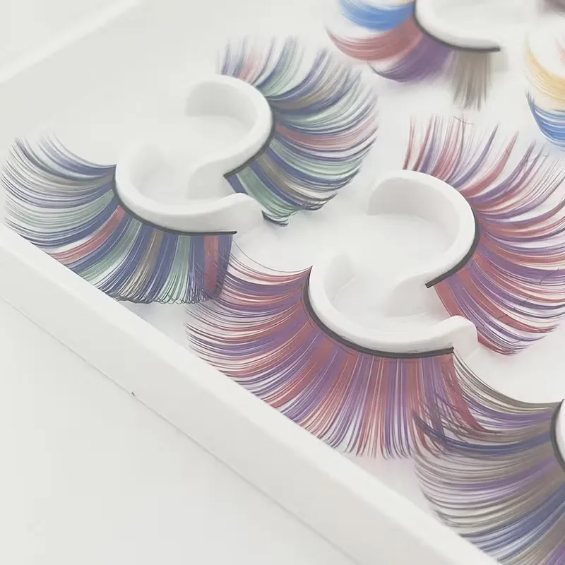 Multi-Color False Eyelashes Pack