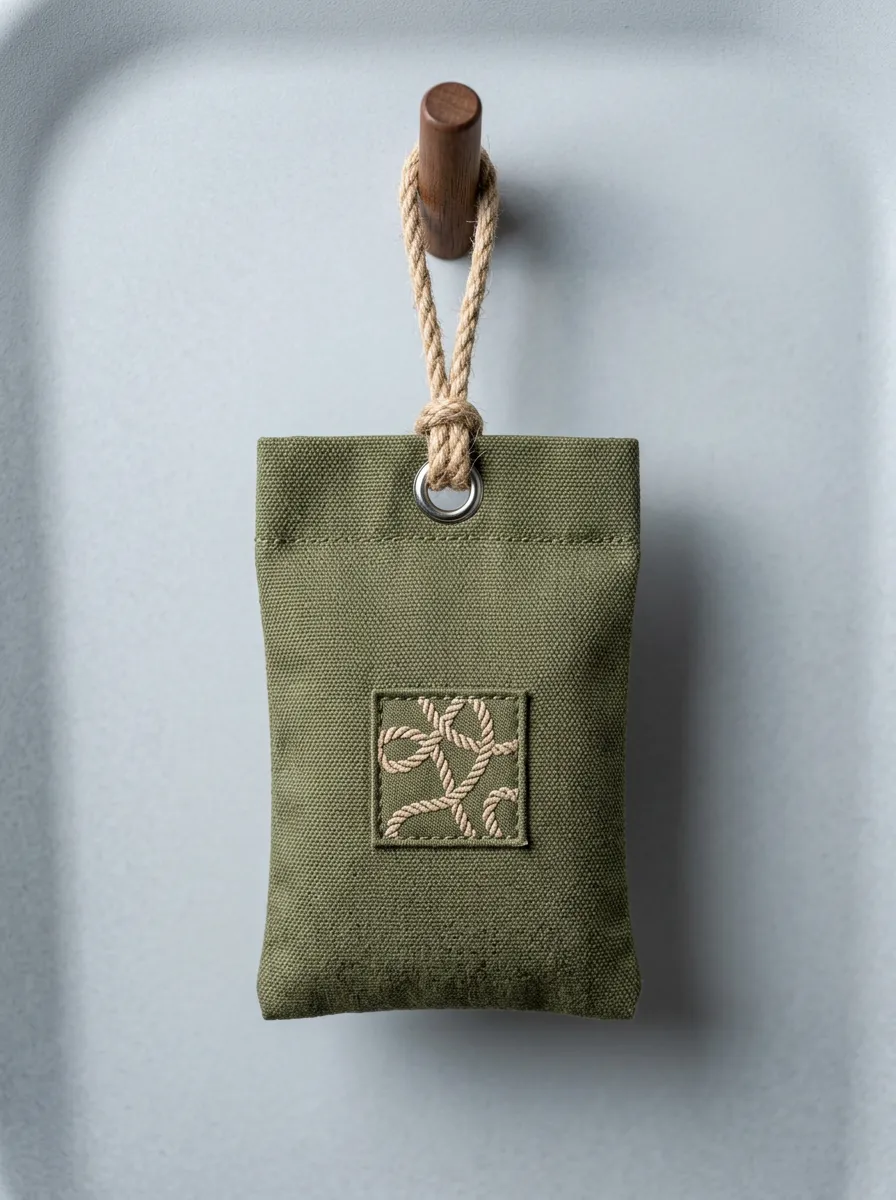 Nautical Rope Pattern Printed Mouse Repellent Pouch