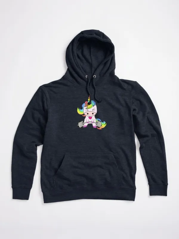 Funny Unicorn Weightlifting Hoodie