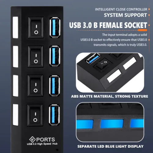 USB Hub 4 Port