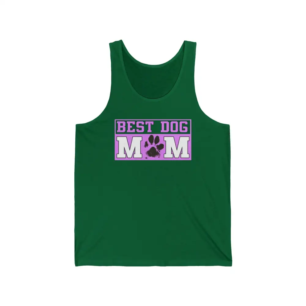 Dog Mom Paw Graphic Tank Top