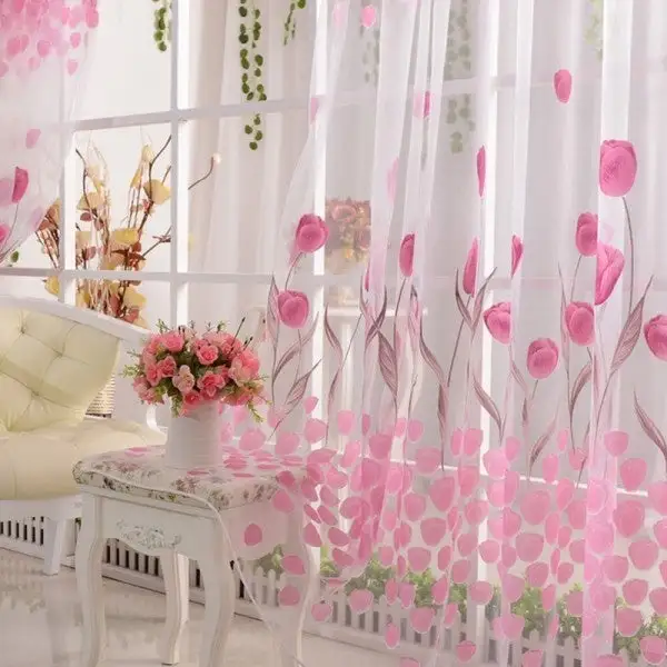 Wide Sheer Window Valance Panel