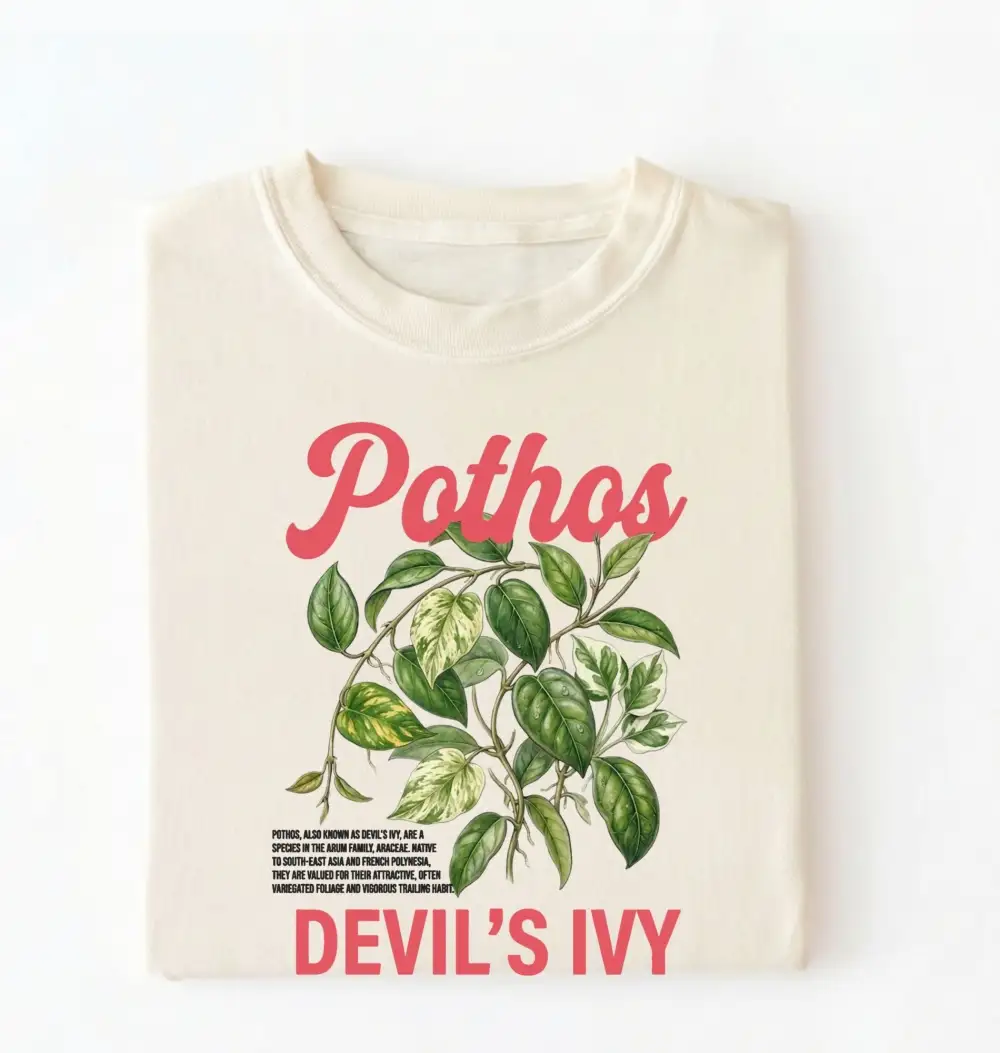 Pothos Ivy Graphic Cotton Tee