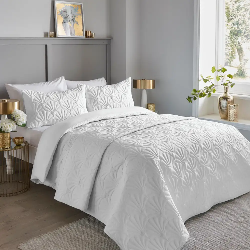 Refined Bedroom Reversible Plain Microfiber Duvet Cover Set
