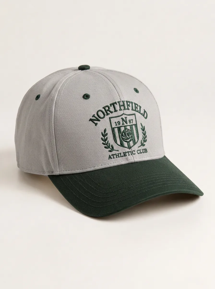 Unisex Northfield Athletic Club Soccer Crest Embroidered Baseball Cap