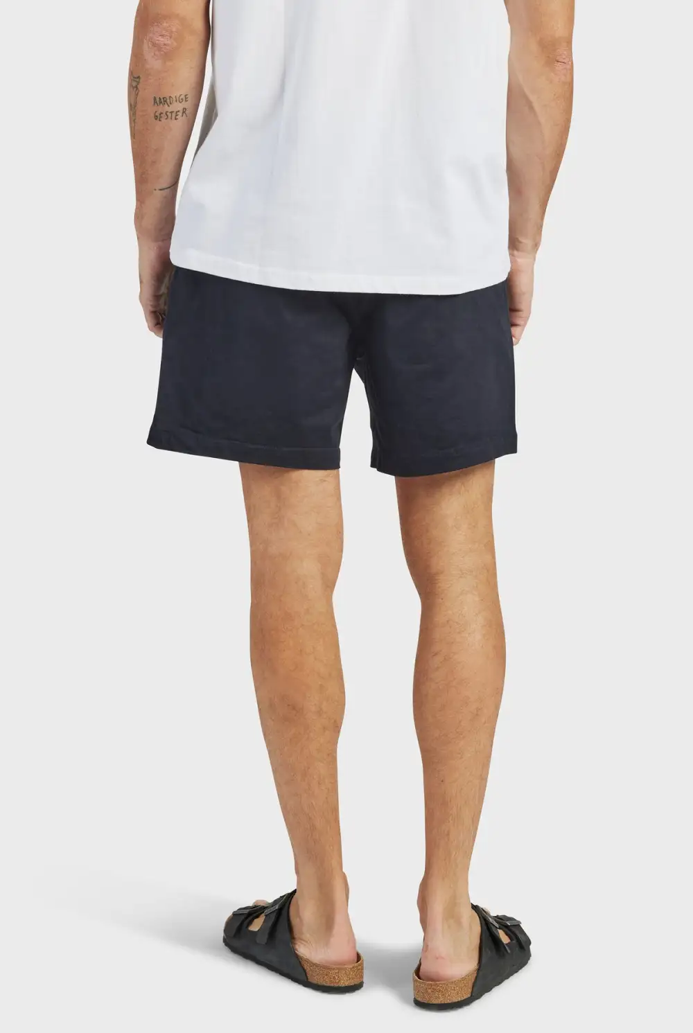 Casual Drawstring Waist Cotton Blend Athletic Shorts