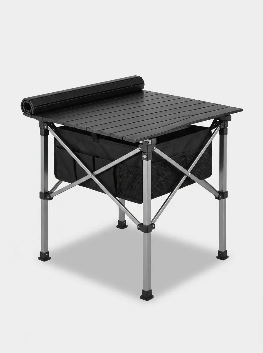 Aluminum Roll-Up Camping Table