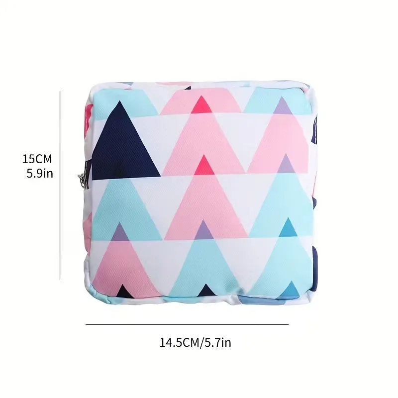 Printed Zipper Organizer Bag