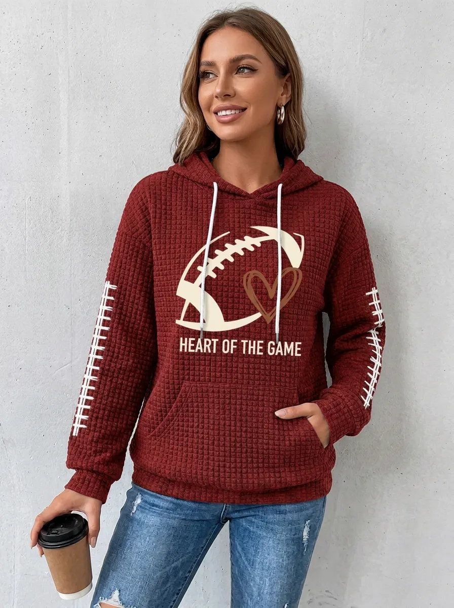 Women's Classic Gridiron Heart Of The Graphic Graphic Hoodie