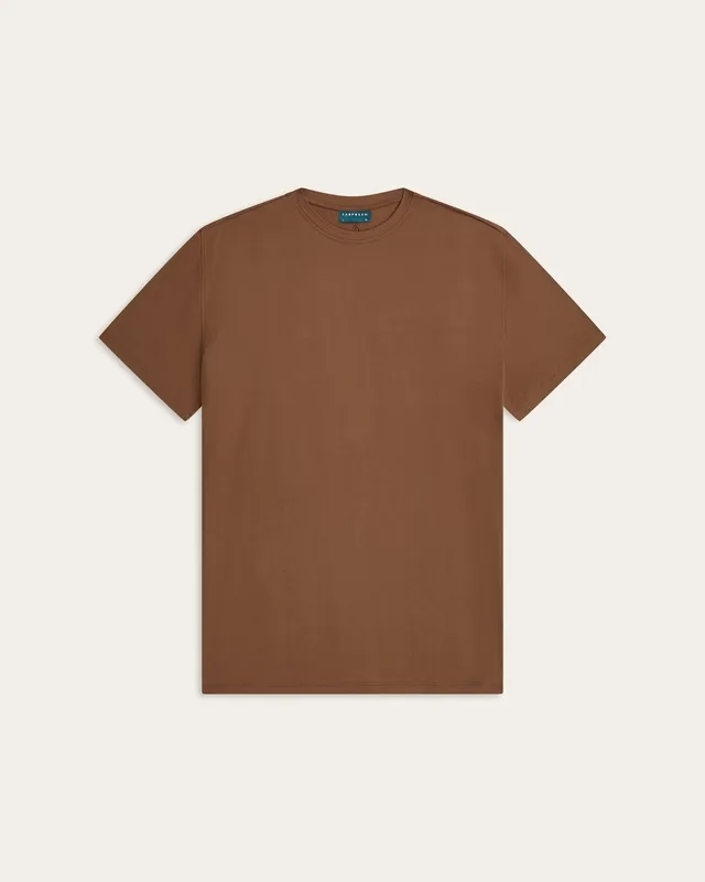 Heavyweight Relaxed Fit T-Shirt Brown