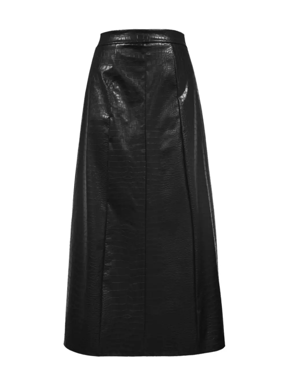Polished Smooth Midi Skirt