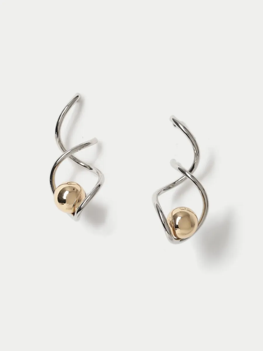 Twist Ball Earrings
