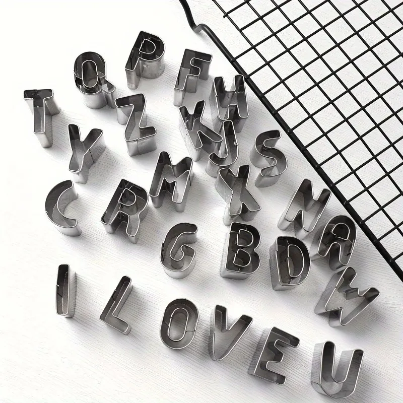 Alphabet Cookie Cutter Set