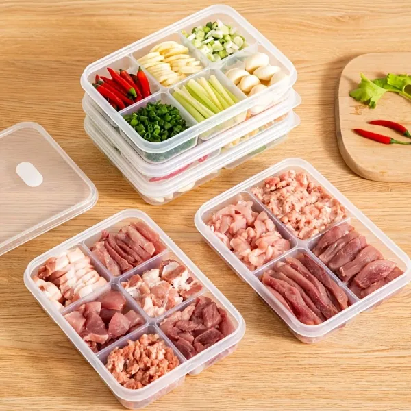 Divided Freezer Storage Box