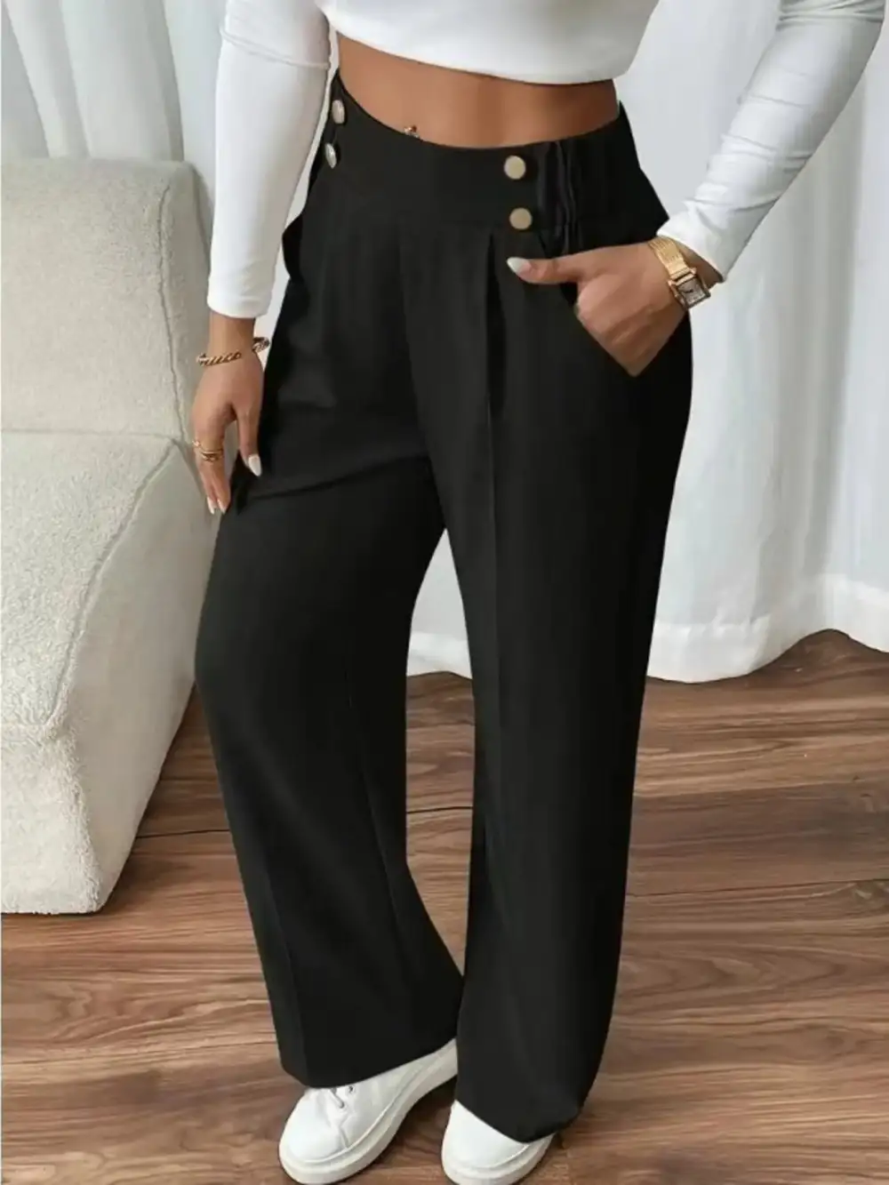 Wide Leg Versatile Pants