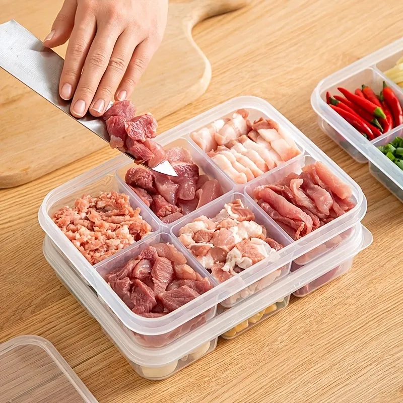 Divided Freezer Storage Box