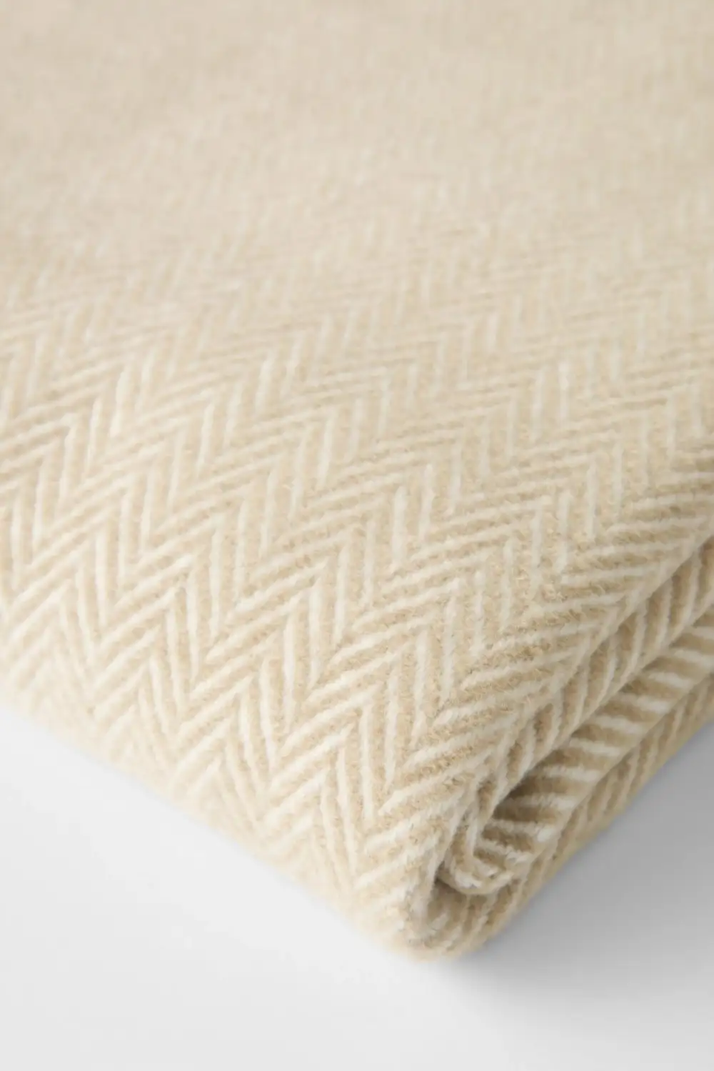 Textured Cotton Blend Throw
