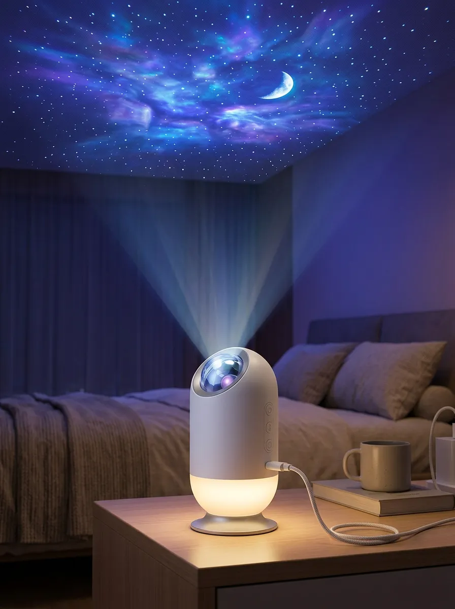 Nova Galaxy Starry Sky Moon Projector Night Light
